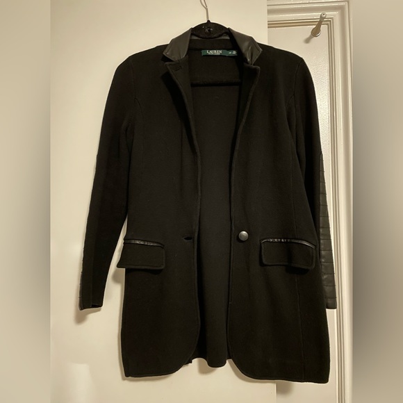 Ralph Lauren black blazer coat - Picture 1 of 4